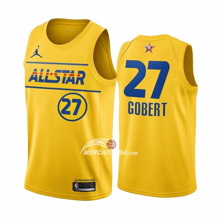 Maglia All Star 2021 Utah Jazz Rudy Gobert Or